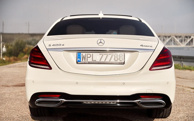 Mercedes-Benz Klasa S cena 299000 przebieg: 150000, rok produkcji 2018 z Płock małe 781